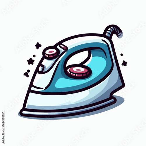 iron vector illustration on white background