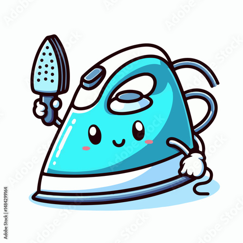 iron vector illustration on white background