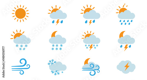 set weather icon for ios white background