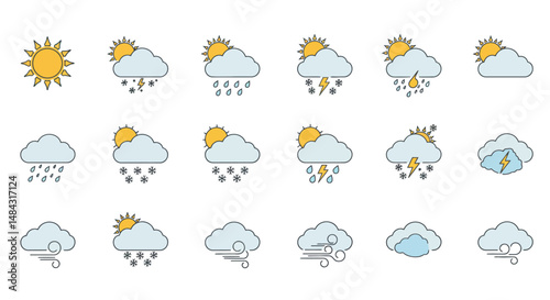 set weather icon for ios white background
