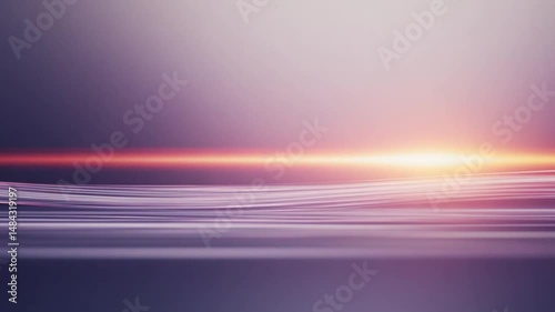 Ethereal Waves of Light and Color with Soft Gradients in a Dreamlike Abstract Background Scene