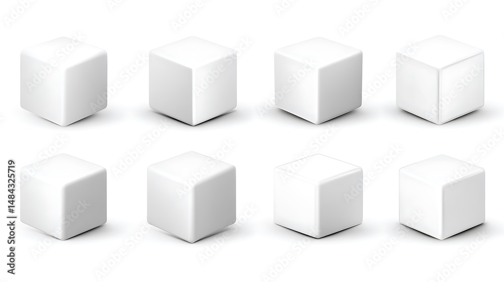 Obraz premium Cubic Reflections