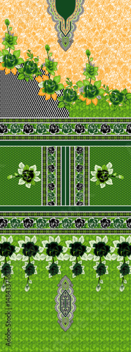 Luxury Floral Textile Pattern – Seamless Vector for Fashion & Home Décor