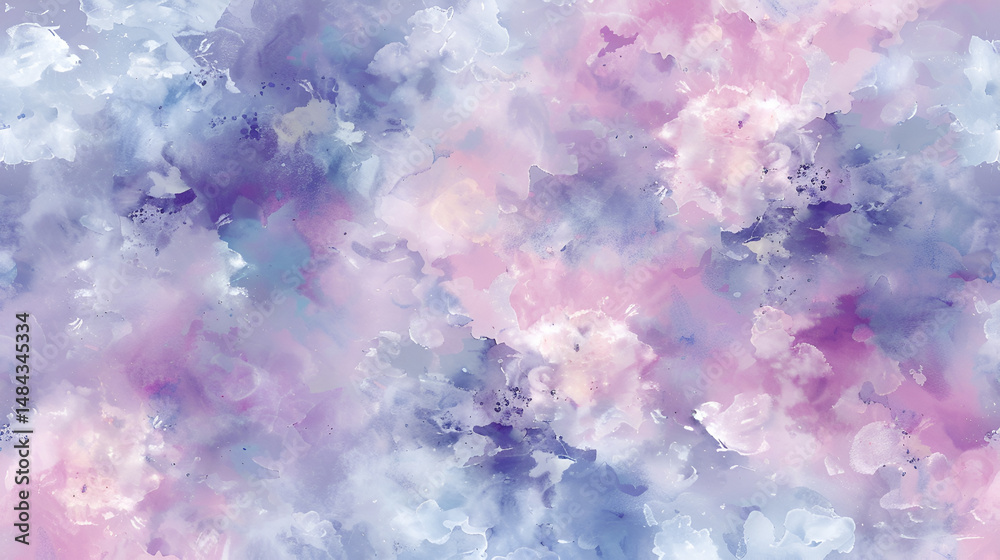 Abstract watercolor painting with shades of pink purple and blue creating a dreamy ethereal effect Abstract watercolor painting with shades of pink purple and blue creating a dreamy ethereal effect