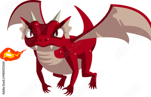 ドラゴン　炎　火