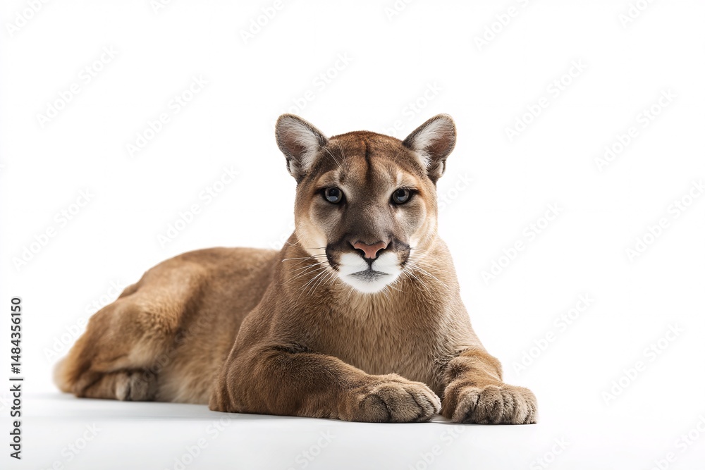 Obraz premium Majestic Mountain Lion The Apex Predator of the Wilderness