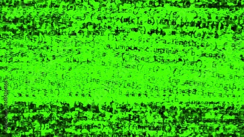 grunge animation for old film nineties century retro vintage effect isolated green screen