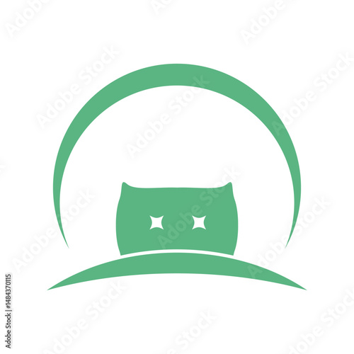 Bed logo icon design