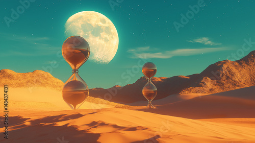 3d render of a desert landscape