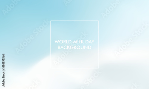 World Milk Day gradient background good for poster, social media, background, wallpaper, banner