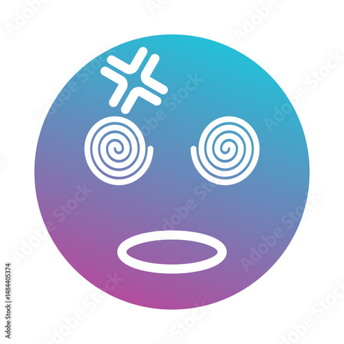 hypnotized emoji icon