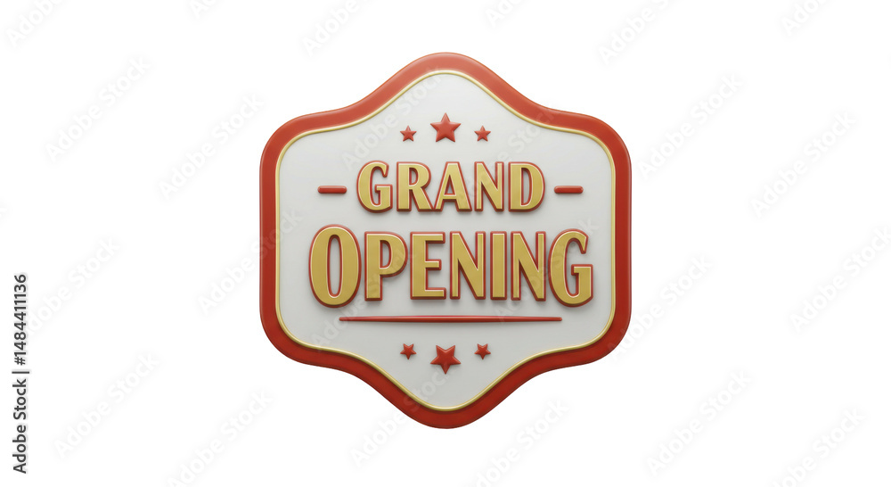 Grand Opening badge PNG – bold and festive label with Grand Opening badge PNG – bold and festive label with