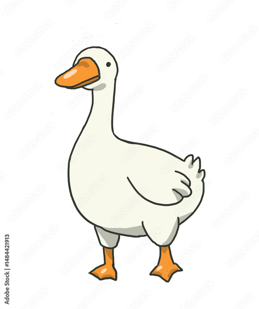 Obraz premium White goose