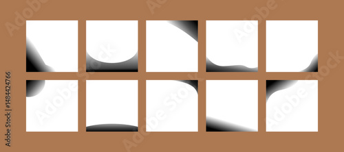 Black Transparent Corner Gradient