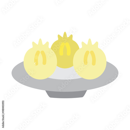 Dim Sum Vector Flat Icon Design