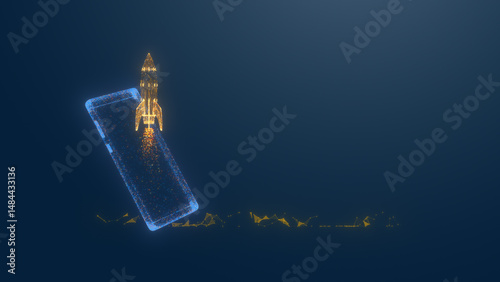 A surreal image depicting a glowing smartphone in deep water, highlighting the intersection of technology and the unknown.