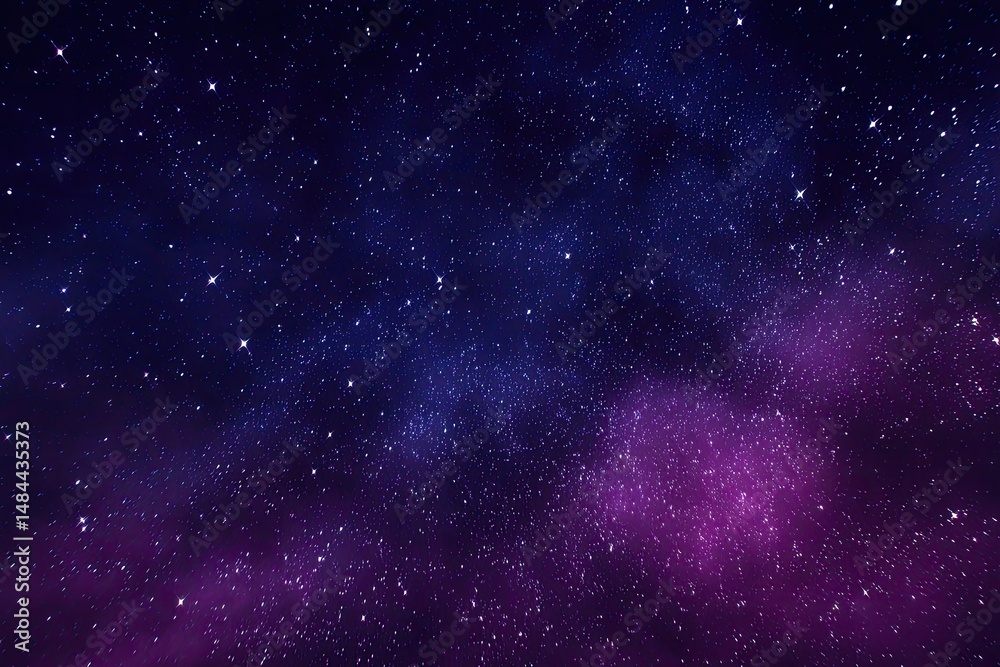 Fototapeta premium Celestial View Across Vast Cosmic Expanse