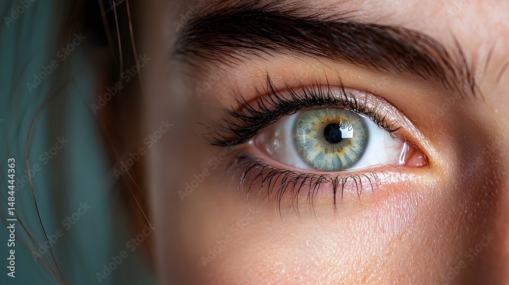 Detailed Close up Image of a Person s Pink Inflamed Eye Showing Prominent Redness Tearing and Puffiness Around the Eyelids A Medical or Healthcare Concept Detailed Close up Image of a Person s Pink Inflamed Eye Showing Prominent Redness Tearing and Puffiness Around the Eyelids A Medical or Healthcare Concept