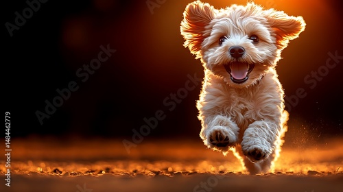 Running Dog Puppy