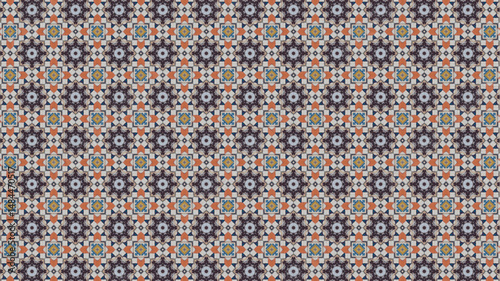 Geometric, Abstract, Floral, Organicseamless pattern.
