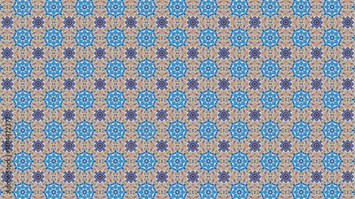 Geometric, Abstract, Floral, Organicseamless pattern.
