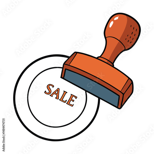 Bold red “SALE & SPECIAL OFFER” rubber stamp design with a distressed texture. Eye-catching and perfect for promotions, discounts, or marketing banners.
