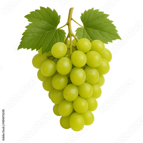 bunch of grapes isolated on transparent or white background png