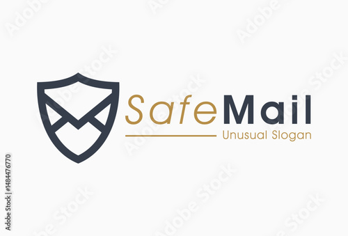 Email Protection and Security, Safety Mail Logo Design Element Free Download Email Protection and Security, Safety Mail Logo Design Element - GFXLoad