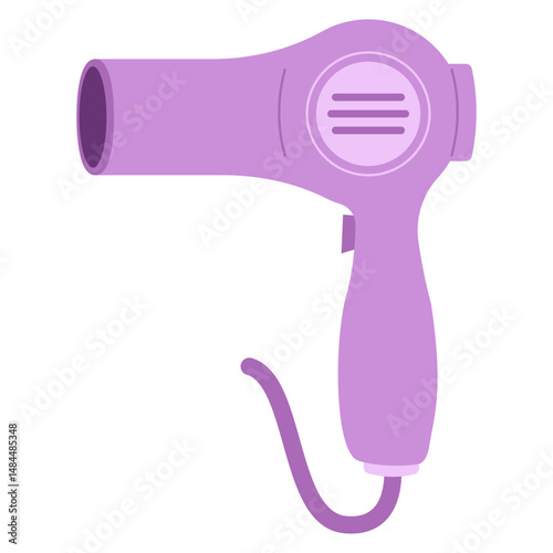 hair dryer isolated on white