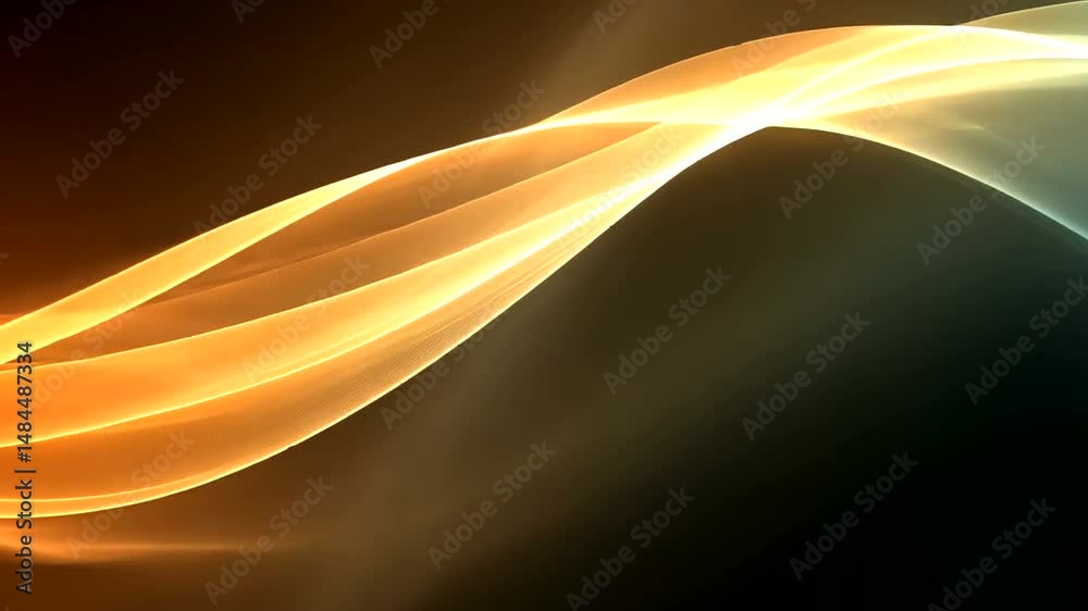 Abstract design with glowing, flowing lines.