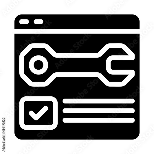 Service dashboard Solid Icon