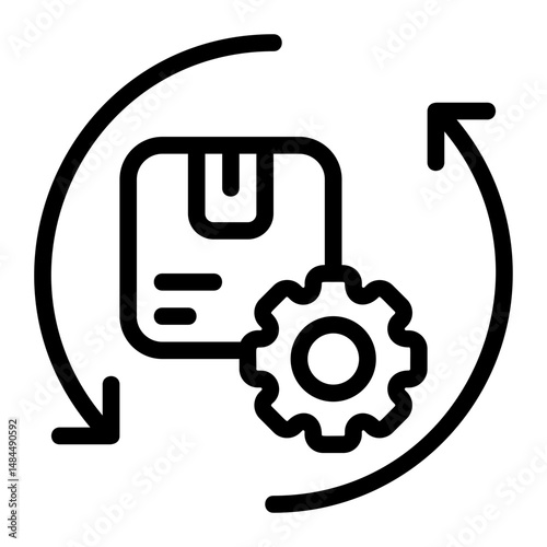 Service lifecycle Line Icon