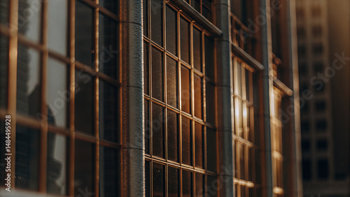 Wallpaper Mural Modern central bank building with glass facade reflecting sunlight, symbolizing financial stability and economic power, banking and finance industry concept. Torontodigital.ca