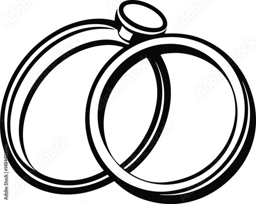 diamond ring vector illustration