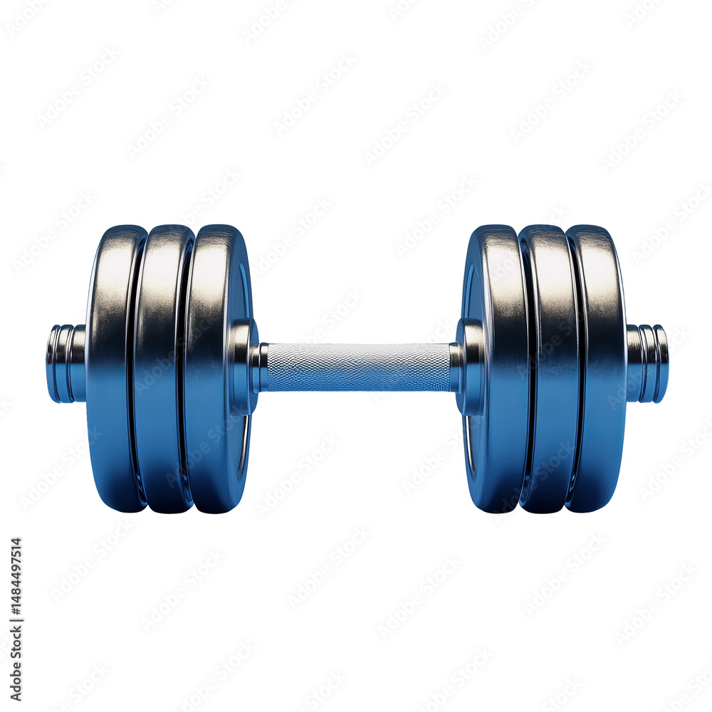 Naklejka premium clean vector dumbbell icon for training interface