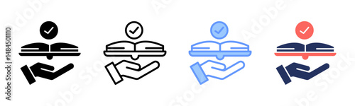 Feasibility icon sheet multiple style collection