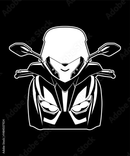 Black and white motorcycles 09