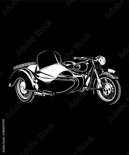 Black and white motorcycles 14