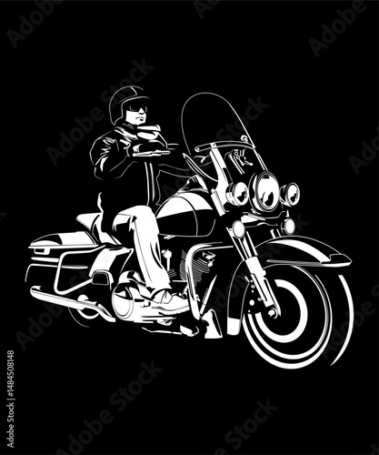 Black and white motorcycles 24