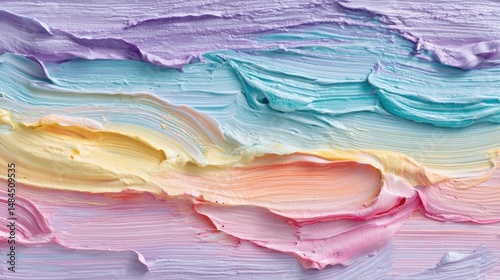 Wallpaper Mural Abstract colorful pastel icing swirls Torontodigital.ca