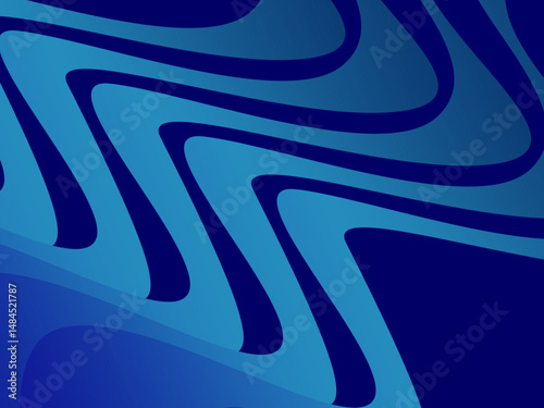 Premium background design with diagonal dark blue stripes pattern. Vector horizontal template for digital lux business banner, contemporary formal invitation, luxury voucher, prestigious gift certific