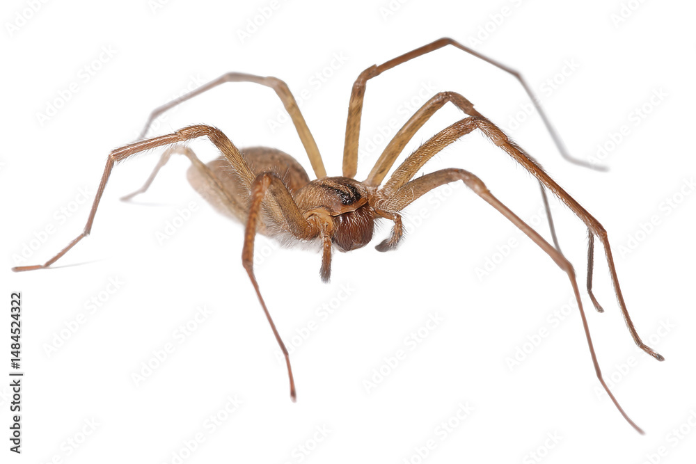 Obraz premium Close-up of a Brown Recluse Spider Identification and Facts