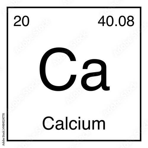 Calcium Ca Chemical Symbol Periodic Table