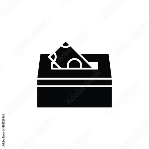 Vector icon of giving charity in Islam. Perfect for zakat, sedekah, donation, or Islamic finance illustrations.