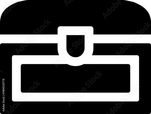 Rounded Filled Chest Icon