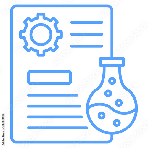 experiment icon element for design