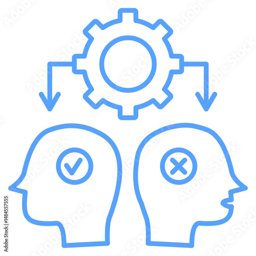 Conflict Management icon element for design