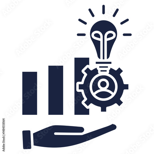 competence icon element for design