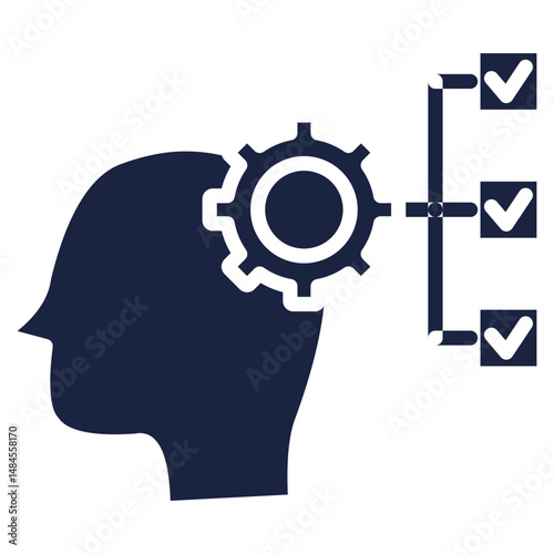 deliverable management icon element for design