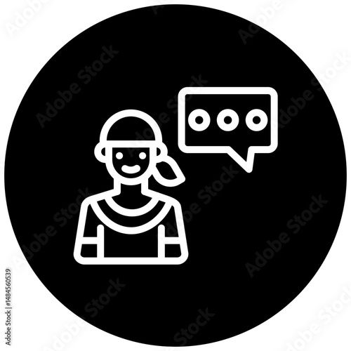 Woman Speech Icon